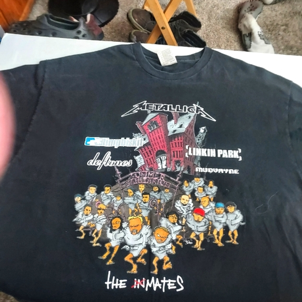 2003 Vintage Metallica Summer Sanitarium Tour T-Shirt